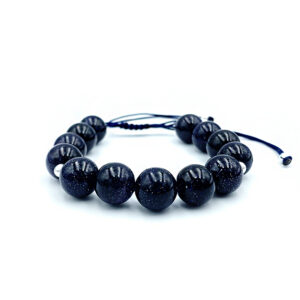 Βραχιόλι macrame με Μπλε Χρυσόλιθο 12mm – Ο λίθος της θετικότητας