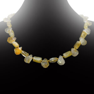 Χειροποίητο κολιέ με Κιτρίνη eGAIA