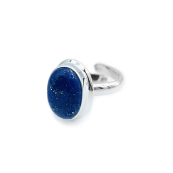 Ασημένιο δαχτυλίδι με Λάπις Λάζουλι (Lapis Lazuli)