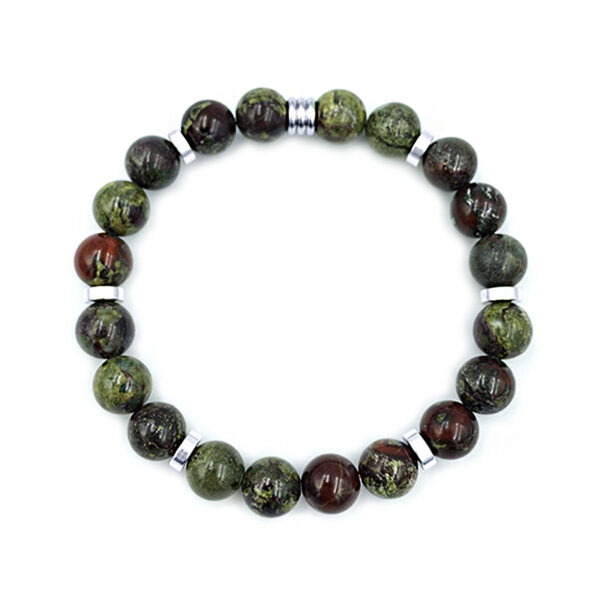 Βραχιόλι με Αιματόπετρα (Bloodstone) 8mm eGAIA.gr