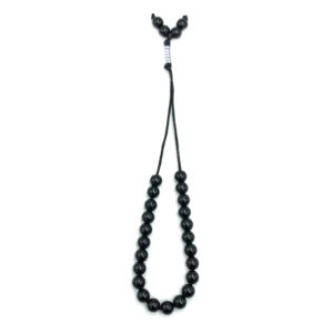 Χειροποίητο κομπολόι Μαύρος Όνυχας 8mm – Ο λίθος της αντοχής και της επιμονής