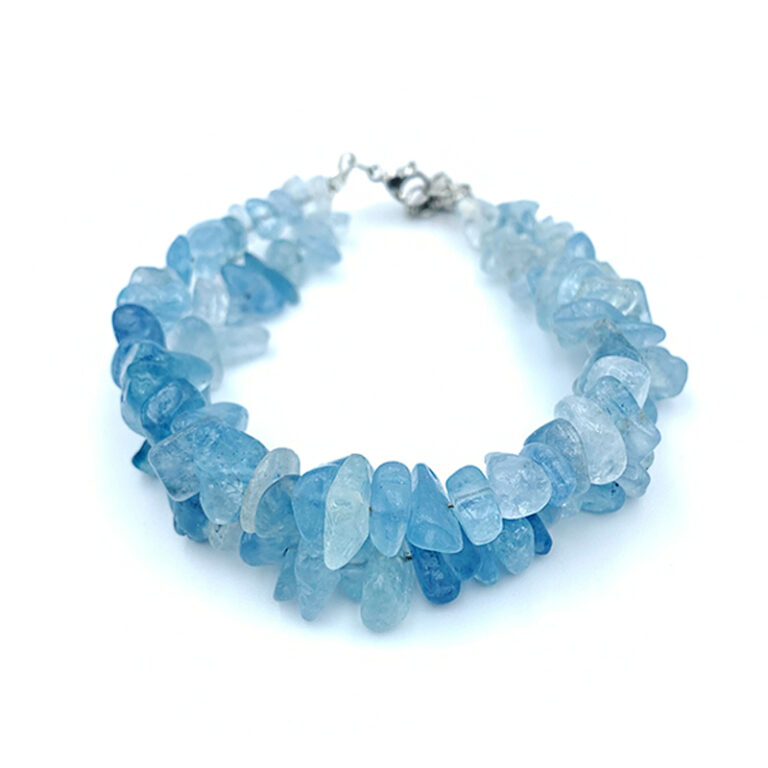 Χειροποίητο βραχιόλι με Ακουαμαρίνα (Aquamarine) – Ο λίθος της αφοσίωσης και της ανιδιοτελούς αγάπης
