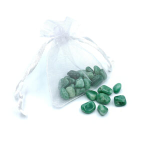 Φυσικό πέτρωμα Πράσινη Αβεντουρίνη (πουγκί) 21γρ eGAIA.gr