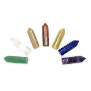 Ενεργειακοί πολύτιμοι λίθοι 7 chakra οβελίσκοι eGAIA