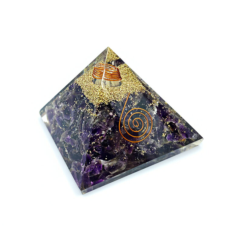 Πυραμίδα Οργονίτη (Orgonite) Αμέθυστος – Ο λίθος της ηρεμίας και της πίστης