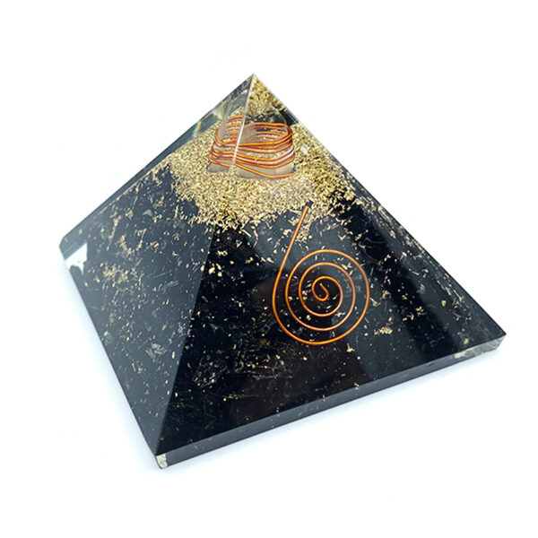 Πυραμίδα Οργονίτη (Orgonite) Μαύρη Τουρμαλίνη eGAIA.gr