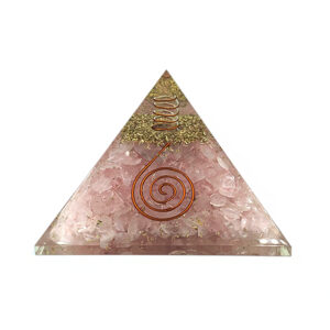 Πυραμίδα Οργονίτη (Orgonite) Ροζ Χαλαζία eGAIA.gr