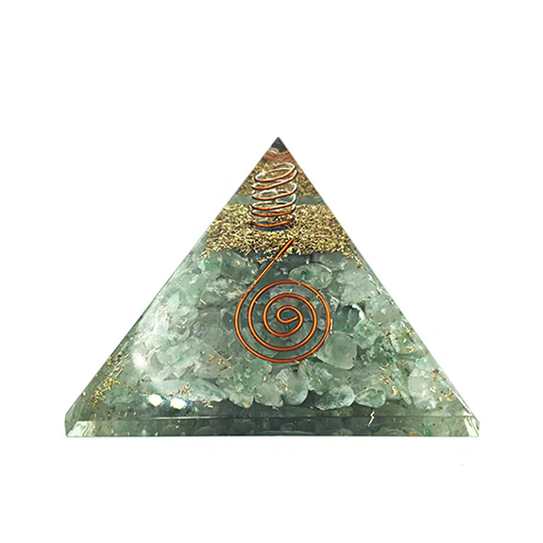 Πυραμίδα Οργονίτη (Orgonite) Πράσινη Αβεντουρίνη – Ο λίθος της τύχης