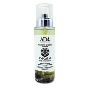 Body and Massage Oil “I’mCalm” – Αμέθυστος, Ροζ Χαλαζίας, Αιματίτης