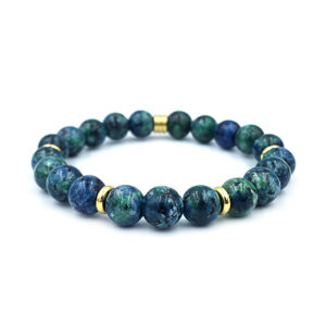 Χειροποίητο Βραχιόλι Ίασπις του Ωκεανού (Ocean Jasper) 6mm – Ο λίθος του αυτοελέγχου eGAIA.gr