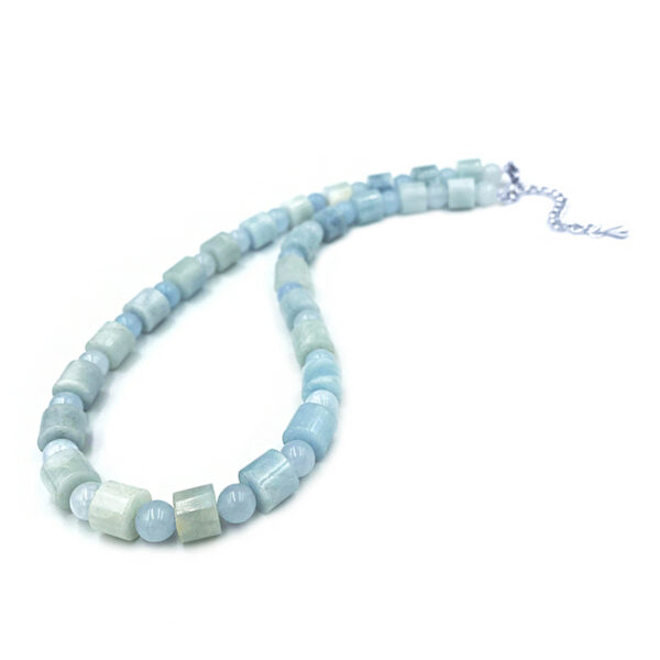 Χειροποίητο κολιέ με Ακουαμαρίνα (Aquamarine) eGAIA.gr