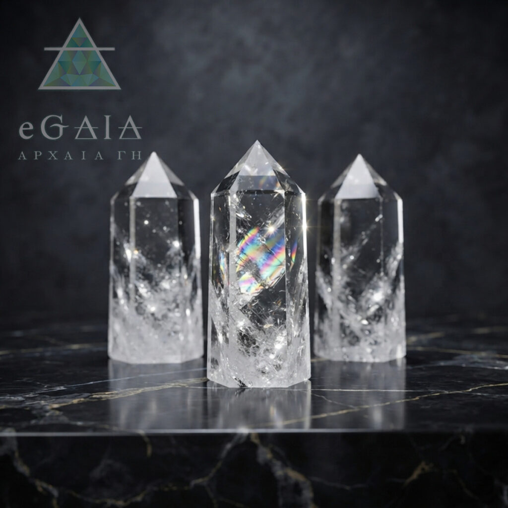 Οβελίσκος Λευκός Χαλαζίας 94 -111g eGAIA