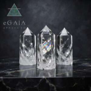 Οβελίσκος Λευκός Χαλαζίας 94 -111g eGAIA