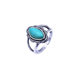 Χειροποίητο δαχτυλίδι με Τιρκουάζ (Turquoise) από ασήμι 925° eGAIA.gr-daxtylidi-asimi-925-eGAIA.gr