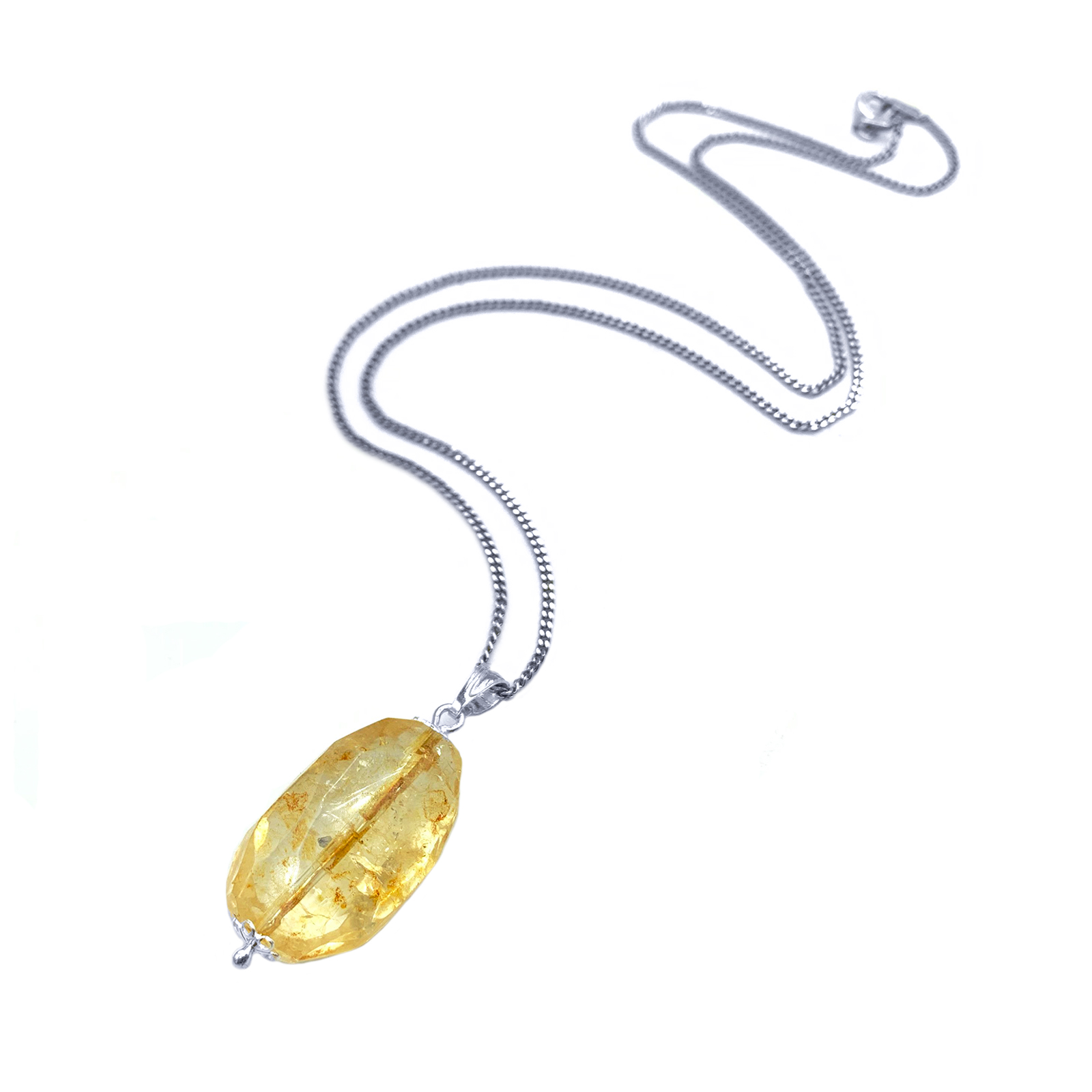 Χειροποίητο μενταγιόν Κιτρίνης (Citrine) eGAIA