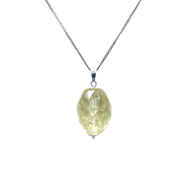Χειροποίητο μενταγιόν Κιτρίνης (Citrine Light) eGAIA