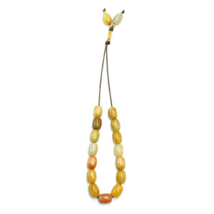 Χειροποίητο κομπολόι Κίτρινος Ίασπις eGAIA