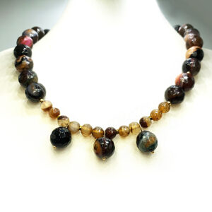 Χειροποίητο κολιέ Αχάτης eGAIA