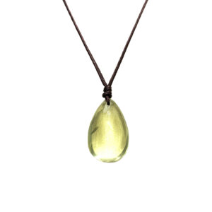 Χειροποίητο φυλαχτό Κιτρίνης (Citrine) δάκρυ eGAIA