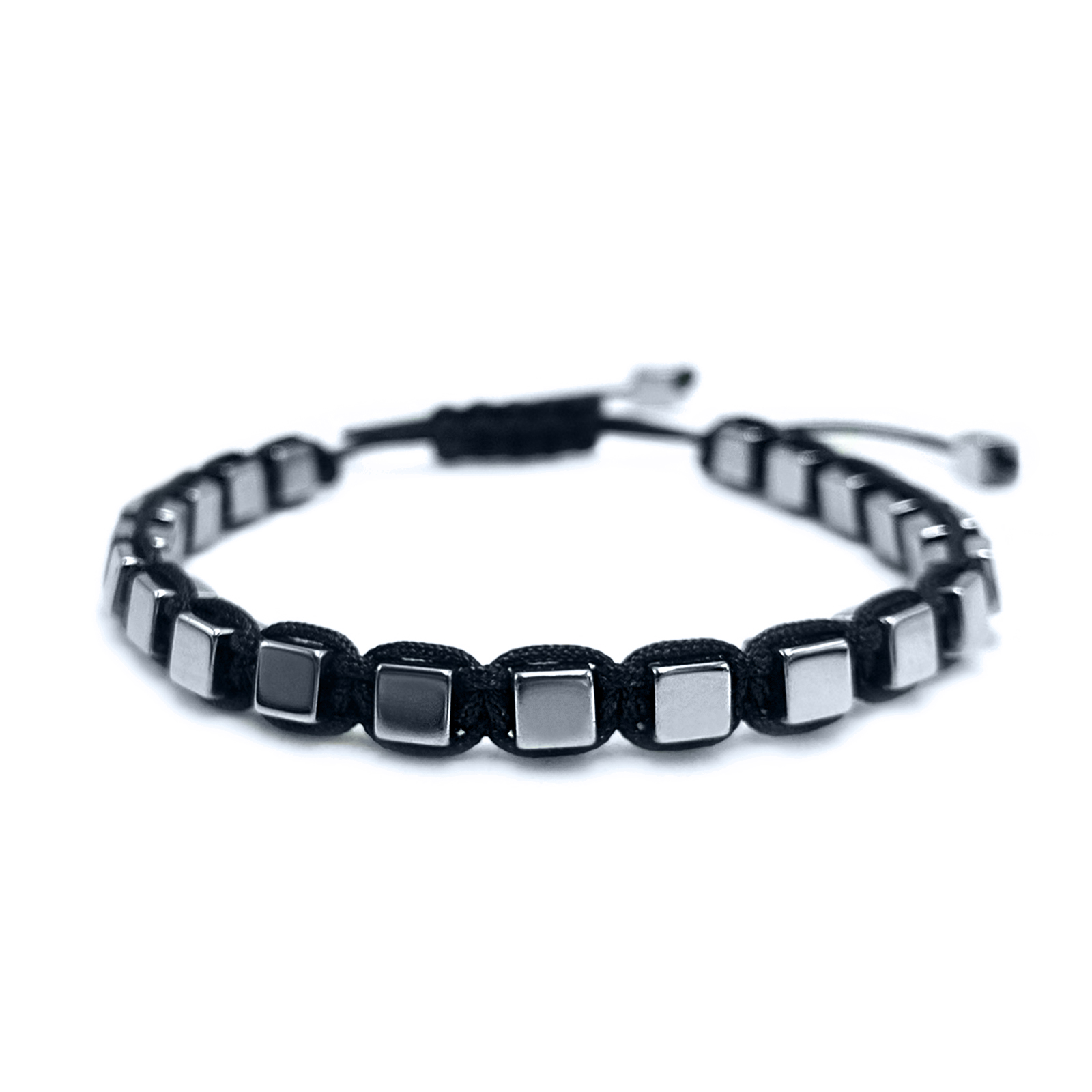 Χειροποίητο Ανδρικό Βραχιόλι Macrame Αιματίτης eGAIA