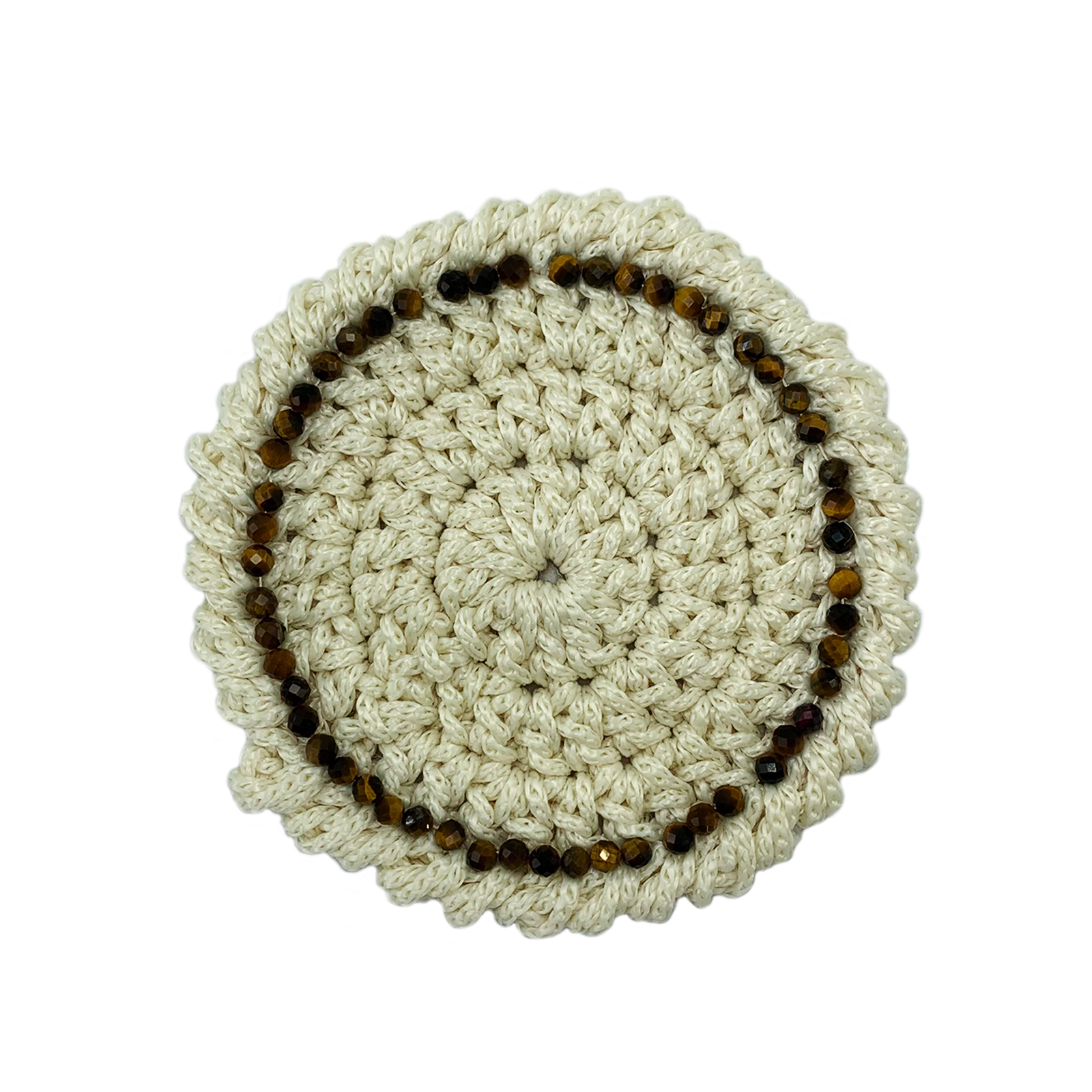 Χειροποίητο πλεκτό σουβέρ Μάτι της Τίγρης eGAIA