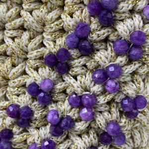 Amethyst Serenity Handmade Bag