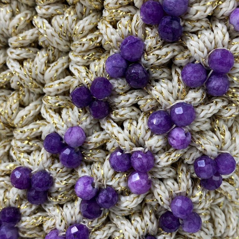 Amethyst Serenity Handmade Bag