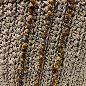 Tiger Eye Power Handmade Bag