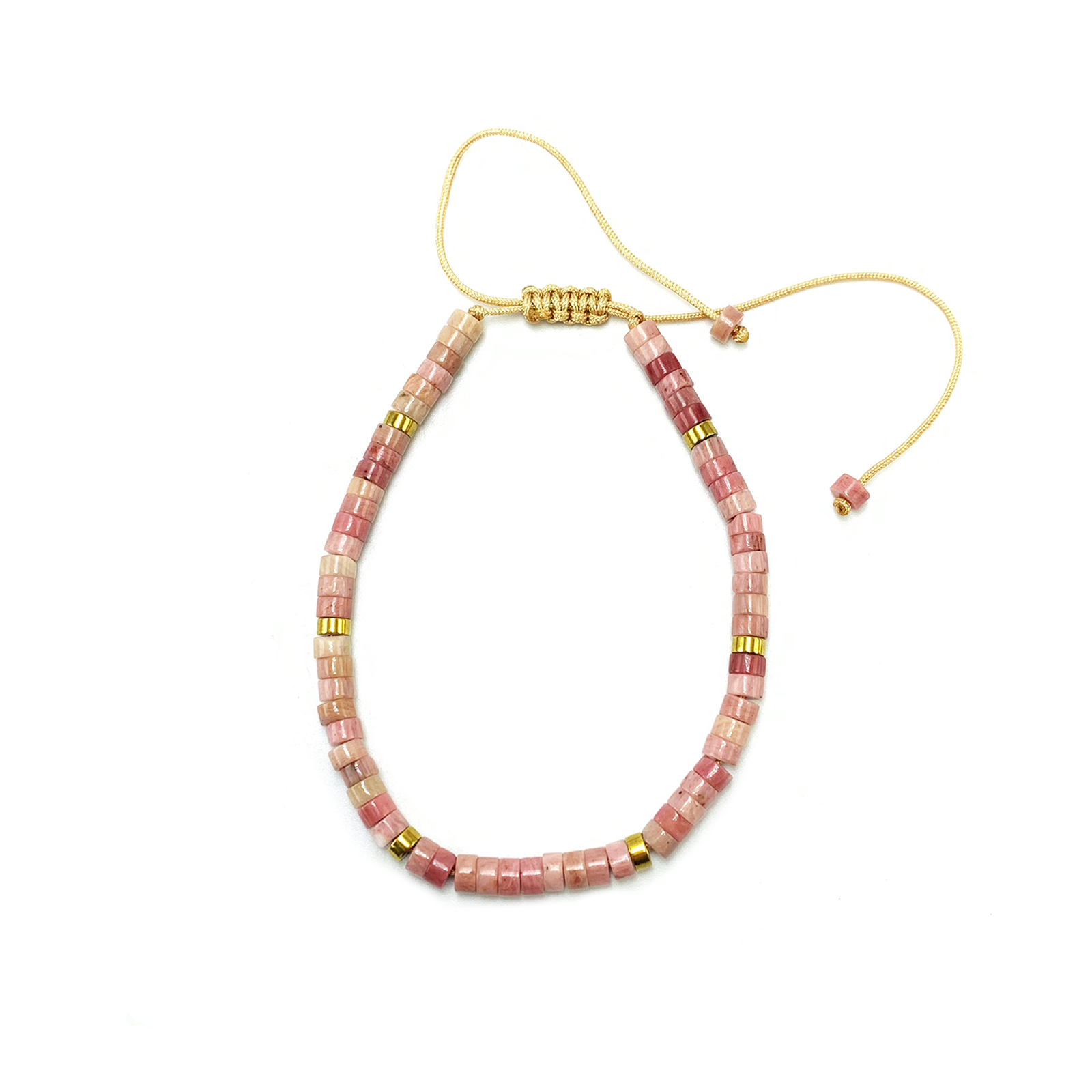 Βραχιόλι macrame Ροδονίτης eGAIA