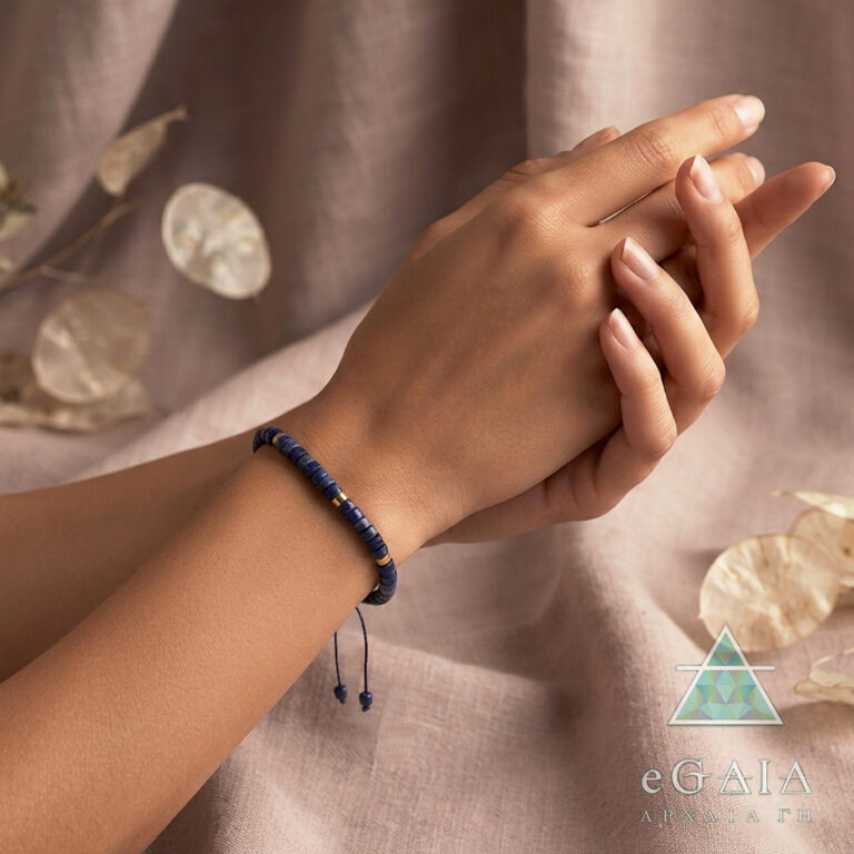 Χειροποίητο βραχιόλι macrame με Λάπις Λάζουλι (Lapis Lazuli) – Ο λίθος της αυτοπεποίθησης