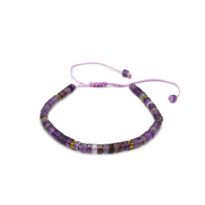 Βραχιόλι Macrame Αμέθυστος eGAIA