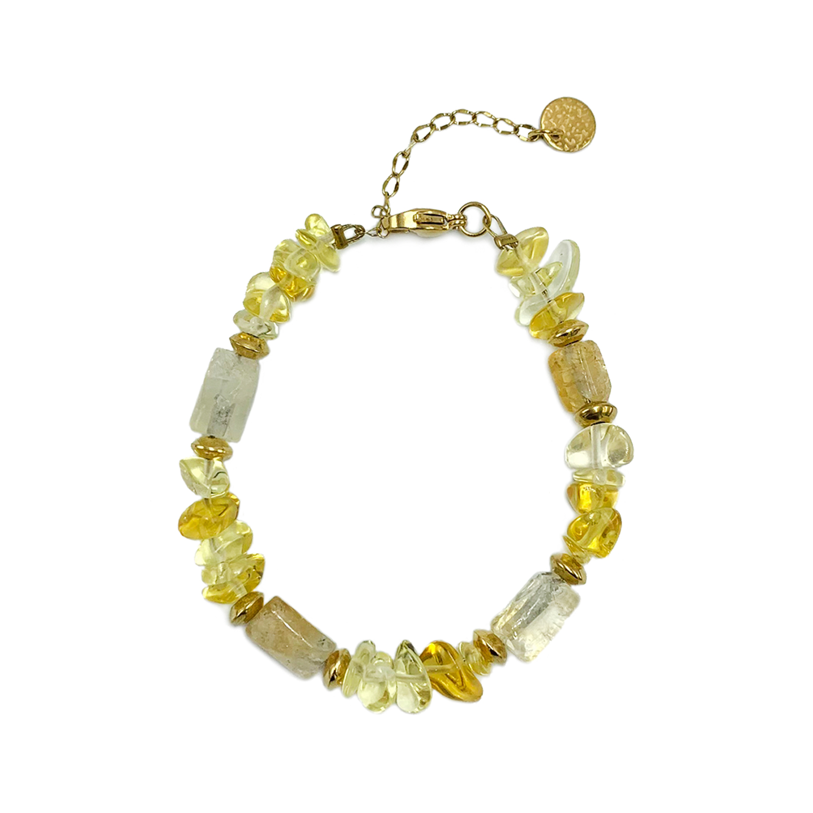 Χειροποίητο βραχιόλι Κιτρίνης (Citrine) eGAIA