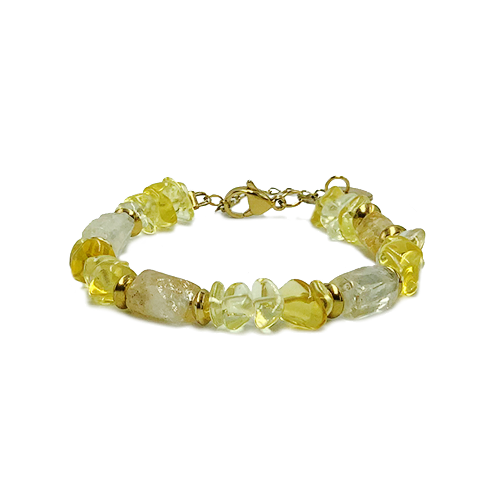 Χειροποίητο βραχιόλι Κιτρίνης (Citrine) eGAIA