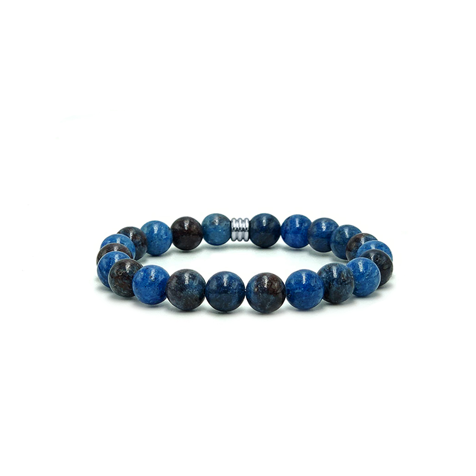 Χειροποίητο βραχιόλι με Μπλε Καφέ Οπάλιο (Blue Brown Opal) eGAIA