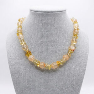 Χειροποίητο κολιέ Κιτρίνης (Citrine) eGAIA