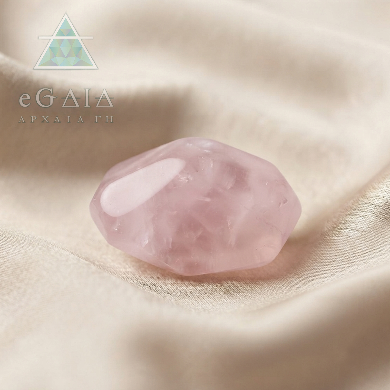 Φυσικό πέτρωμα Ροζ Χαλαζίας 80-85g eGAIA