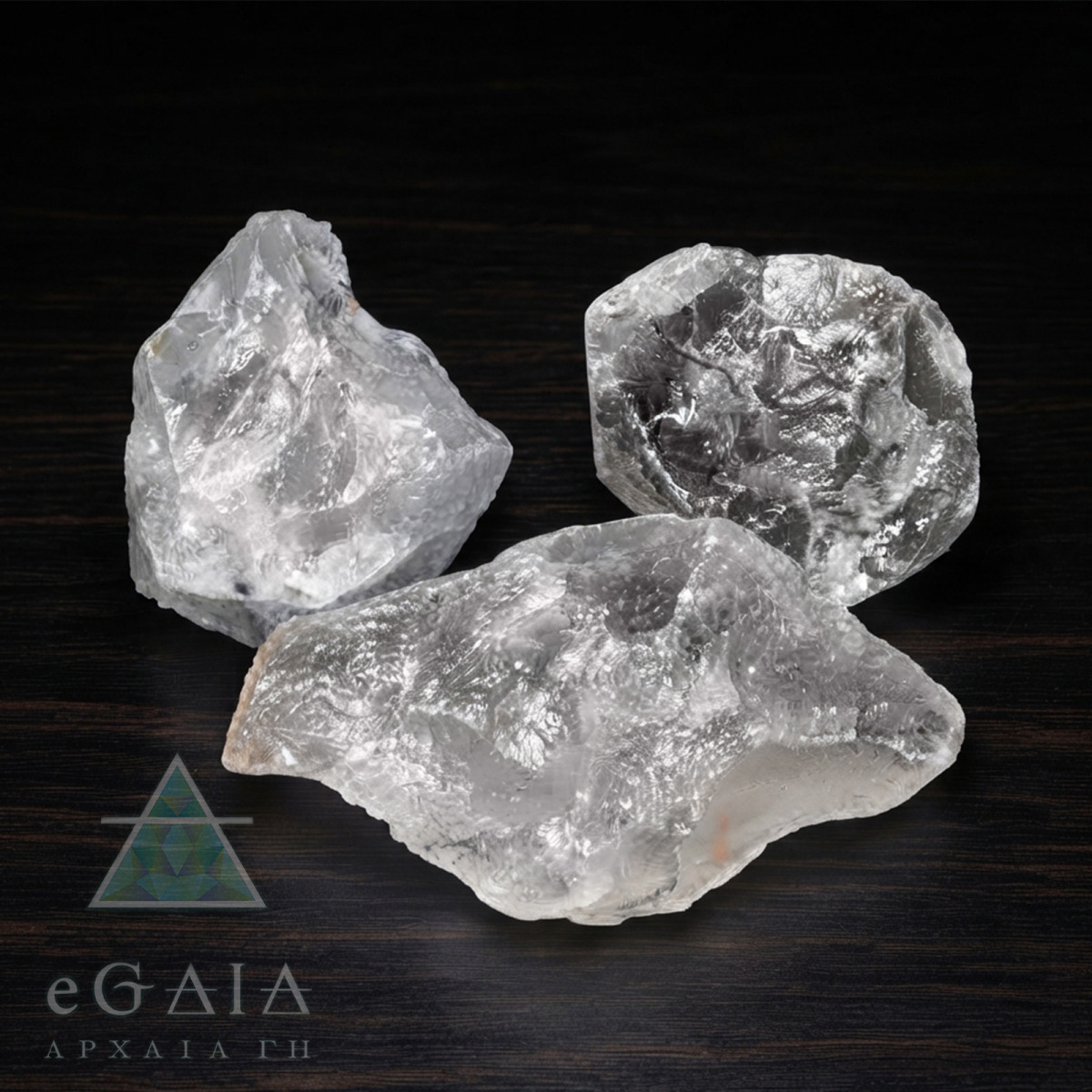 Φυσικό πέτρωμα Λευκός Χαλαζίας eGAIA
