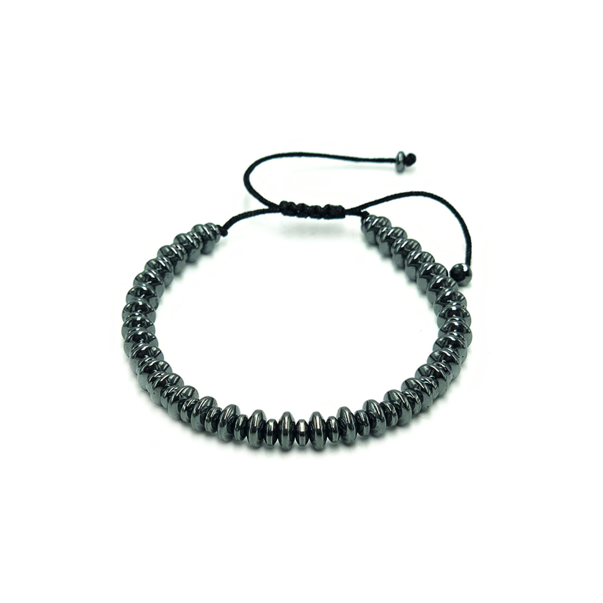 Ανδρικό Βραχιόλι Macrame Αιματίτης eGAIA