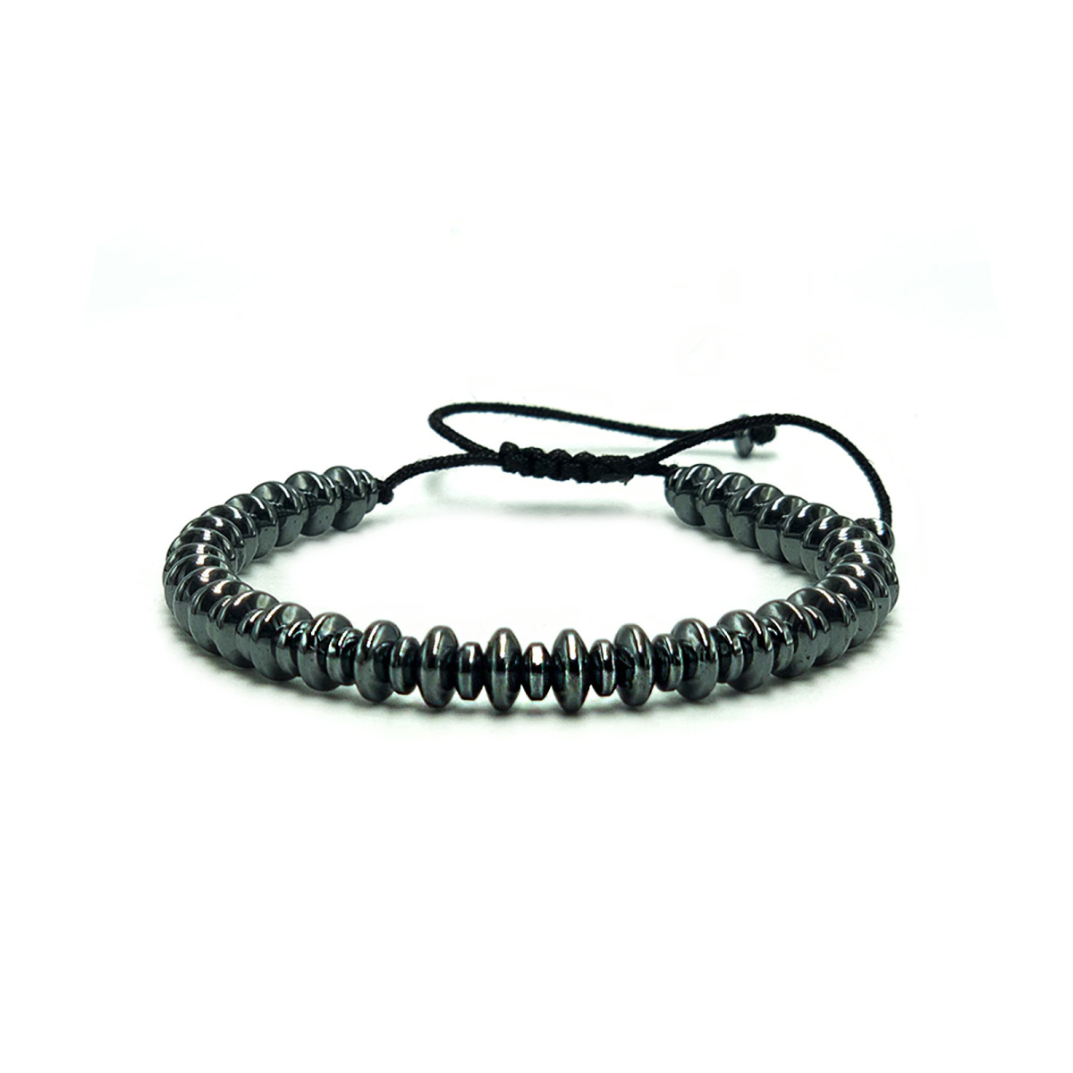 Ανδρικό Βραχιόλι Macrame Αιματίτης eGAIA